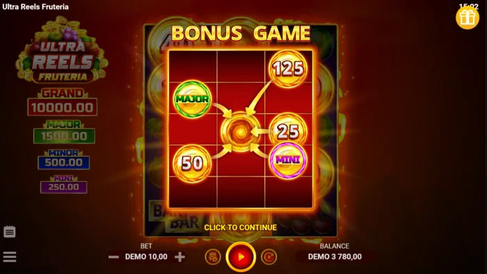 Ultra Reels Fruteria - Nisja e Hold and Win-room